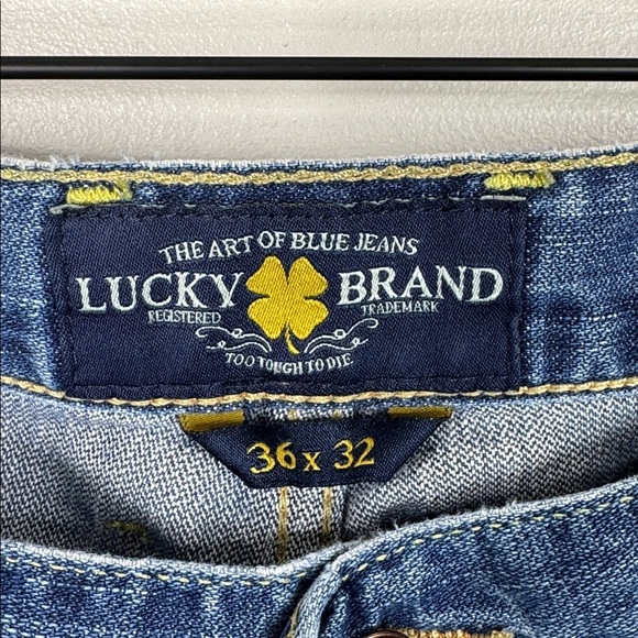 Lucky Brand 181 Relaxed Straight Jeans Men’s Denim Size 36x32 - Picture 4 of 10